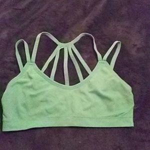 Strappy sports bra